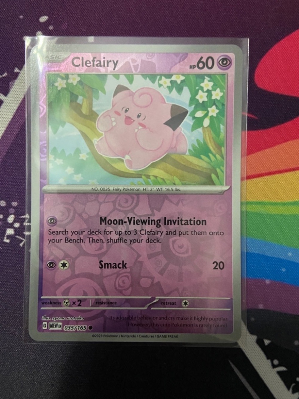 Clefairy Rev holo (035/165) 151